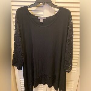 Kate and Mallory black blouse